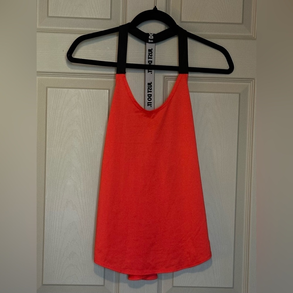 NIKE DRI-FIT Orange Just Do It Racerback Vest Tank Top - Size XS